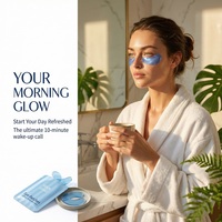 Patchs oculaires personnalisés, masque rafraîchissant pour les yeux, anti-rides, réduit les cernes, hydratant, patchs pour le contour des yeux