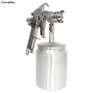 Pistola de Pulverización Neumática, Pistola de Pulverización de Pintura por Gravedad, Boquilla de 1.3/1.5/1.8 mm, Pistola de Pulverización de Pintura W-71 - Product Image 3