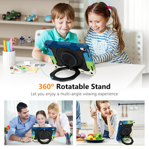 Ốp lưng iPad 10 thế hệ thứ 10, 10.9 inch, năm 2022, đạt chứng nhận ROHS, có chân chống, chắc chắn, chống sốc, cứng cáp, kèm giá đỡ bút. - Product Image 5