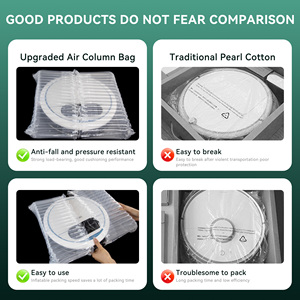 ถุงลมกันกระแทกแบบคอลัมน์พลาสติกบรรจุฟองอากาศสำหรับกวาด - Product Image 2