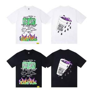 Camiseta de manga corta estampada de verano 2026 para hombre y mujer, estilo urbano, con la frase 'That's A Awful Lot of Cough Syrup', ALOCS TEE - Product Image 1