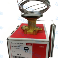 Vanne d'expansion en laiton Danfoss TEZ20 067B3371 TEZ55 067G3240 pour système de réfrigération externe d'égalisation de chambre froide R407C