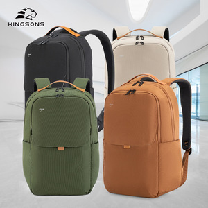 Kingsons Student <b>Backpack</b> 18 In <b>Large</b> <b>Capacity</b> Unisex Solid Color Everyday Use - Product Image 1