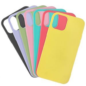 Funda Protectora para Teléfono de Silicona Líquida Transparente a Prueba de Golpes Color Caramelo para iPhone 11 12 13 14 15 Pro Max - Product Image 1