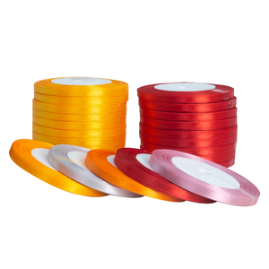 Mariage décoratif Festival fournitures artisanat <span class=keywords><strong>ruban</strong></span> soie Satin rubans pour livre reliure arc cadeau fête - Product Image 1