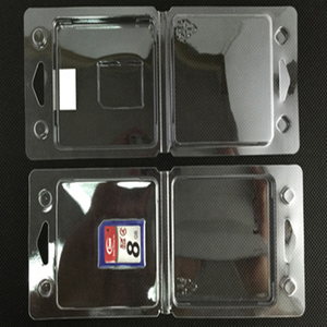 Temizle tek kullanımlık PVC/PET kapaklı plastik Blister ambalaj için hafıza kartı - Product Image 3