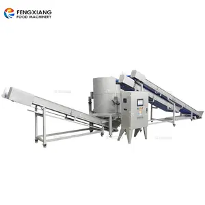 Continuous Vegetable and Fruit Potato Chips Salad Lettuce Spin Centrifugal Dewatering Dehydrating Spin Dryer Machine