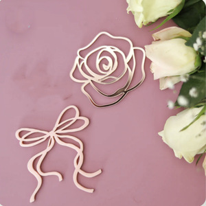 ของตกแต่งเค้กอะคริลิค รูปน้ำผึ้งและน้ำตาลหวาน สำหรับวันแม่  ท็อปเปอร์คัพเค้ก ดีไซน์โบว์ สไตล์อินเทรนด์  ของตกแต่งเค้กพลาสติก - Product Image 4