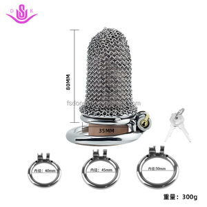 กรงครอบอวัยวะเพศชายสแตนเลส 304 คุณภาพสูง ลดราคาพิเศษ พร้อมห่วงล็อคแบบกำหนดเอง สำหรับผู้ชาย - Product Image 5