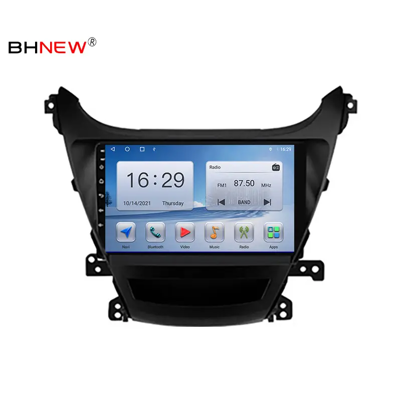 Android 10 Ips Scherm Auto Radio Voor Hyundai Elantra Avante I35 2011-2016 Multimedia Audio Stereo Speler