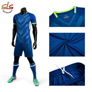 Ropa de entrenamiento deportivo de manga corta personalizada para hombres, uniformes de juego de equipo juvenil, nuevas Camisetas De Futbol, Camisetas De Futbol - Product Image 5