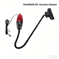 Aspirateur électrique portatif multi-brosses avec tige réglable, filtre HEPA et technologie cyclonique pour tapis, canapés et espaces étroits