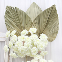 Guirlande de fleurs artificielles en soie en forme de feuilles de roseau pour décorations de mariage, banquets, fêtes, accueils et Noël, écologique D