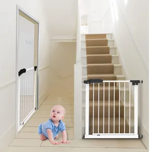 Tidak Ada Ttip Dinding Dipasang Anak-anak Pelindung Pintu Satirs Low Step Baby Gate
