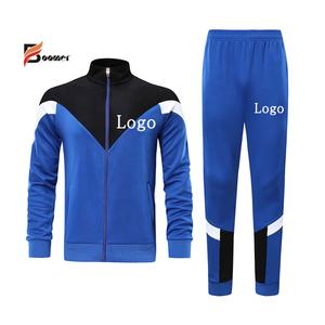 Premium calidad pista de deporte trajes para hombres para chándales deportivos Fleece jogging trajes tejidos - Product Image 4