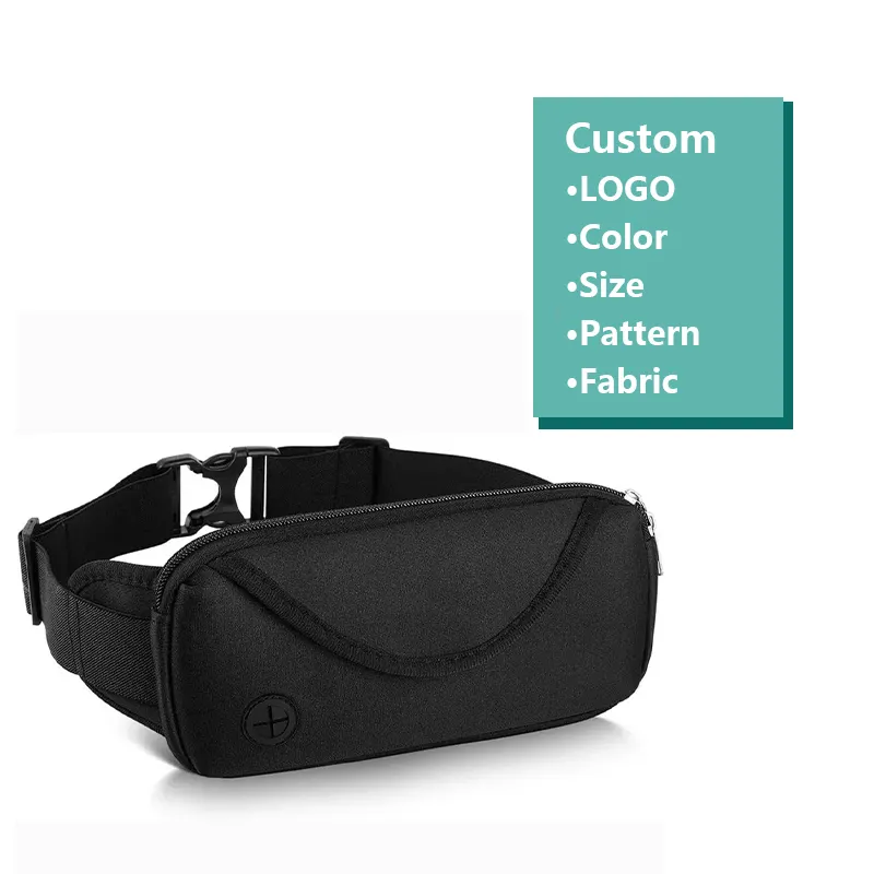 Hoge Kwaliteit Neopreen Heuptasje Riem Fanny Pack Sac De Sport Waterdichte Hardloop Telefoonhouder Verstelbare Hardloop Taille Pack Etui