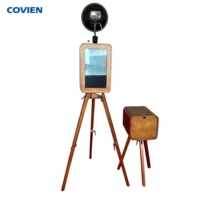 Cabina de Fotos Comercial con Computadora Windows, Soporte para Cámara DSLR, Equipo para Negocios de Alquiler