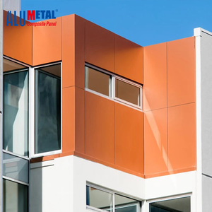 Panneaux composites en aluminium (ACP) décoratifs modernes pour restaurants et appartements, ignifuges, écologiques, façade et mur-rideau - Product Image 1