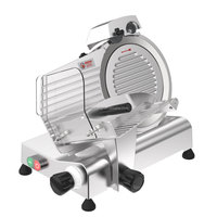 Trancheuse à viande de bureau pour jambon, bœuf, porc, lames importées d'Italie, machine à découper la viande, pommes de terre, bacon, fromage, saucisse