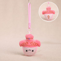 Porte-clés en peluche mignon en forme de petite épée, super doux, breloque de sac, pendentif de sac à dos, cadeau, vente en gros et au détail