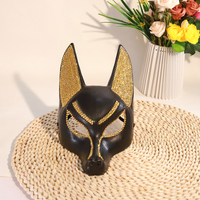 Vente en gros de masque de tête d'animal DIY pour fête de Noël Cosplay Halloween Squelette Tête de loup Tête d'âne Masque de cerf Ours Renard Lapin