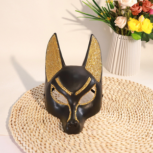 Venta al por mayor DIY Animal cabeza máscara Navidad fiesta Cosplay Halloween esqueleto Lobo cabeza burro cabeza <span class=keywords><strong>ciervo</strong></span> oso zorro conejo máscara - Product Image 2