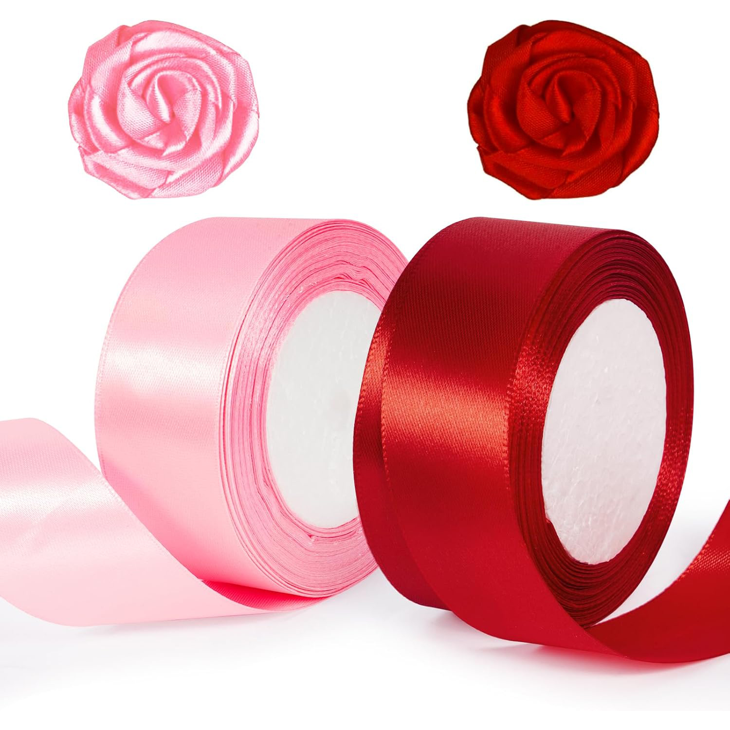 DIY Craft Gift Flower Ribbon Custom Logo Gift Wrapping Satin Ribbon Wholesale Hot Sale Webbing Birthday Ribbon