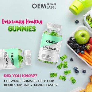 Hữu <span class=keywords><strong>C</strong></span>ơ Spirulina Chlorella Gummies, dinh dưỡng dày đặ<span class=keywords><strong>c</strong></span> Superfood giàu protein thuần chay, siêu greens & chất diệp lụ<span class=keywords><strong>c</strong></span> Vitamin <span class=keywords><strong>C</strong></span> - Product Image 3