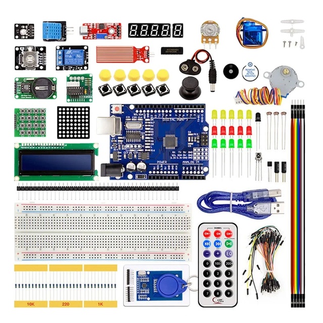 Electronic Circuit Components Upgrade Learner Kit Development Board Starter Kits for Ardui Ide Programming Diy Kit for Arduino
