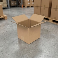 Boîte d'expédition en carton ondulé kraft écologique avec logo personnalisé imprimé pour les boutiques en ligne et le commerce électronique
