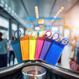 Étiquettes d'identification de voyage en PVC, étiquettes de bagages, étiquettes de croisière pour valises, étiquettes de bagages - Meilleures ventes - Product Image 2