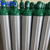 Cylindre d'oxygène médical en aluminium de haute qualité 8L 9L 10L 11L 12L, norme ISO7866, TPED/PED