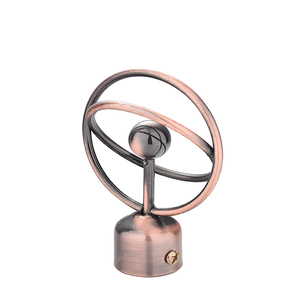 Embouts décoratifs traditionnels de luxe en fer forgé pour tringles à rideaux, pour tringles de 28 mm - Product Image 2
