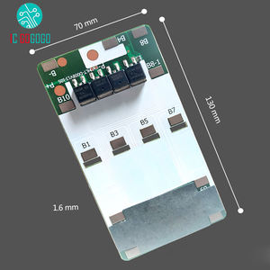 Carte de protection de batterie au lithium 10S 36V 42V BMS pour packs de cellules LiPo Li-ion 10A 110A, circuit de protection de charge à port commun pour vélos électriques - Product Image 4
