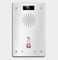 Interphone vidéo SIP Flyingvoice I11V IP65 IK10 en alliage d'aluminium avec bouton d'appel d'urgence PoE, caméra HD 1080P, Wi-Fi intégré et carte TF