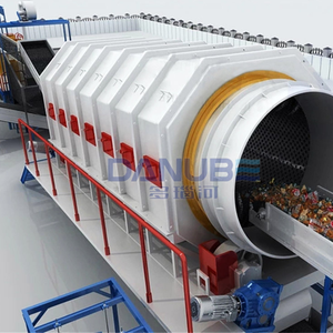 Máquina automática de clasificación de residuos Trommel Clasificador de cribado rotatorio Maquinaria de tratamiento y eliminación de residuos - Product Image 1