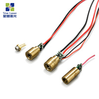 Lentille de collimation laser 520nm, module laser vert point-ligne 5mW, mise au point réglable 5V pour niveau laser et outil de construction