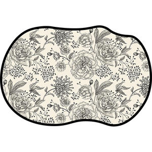 Tapis irrégulier de style français en fibre de polyester, imperméable et durable, pour salon, chambre à coucher, usage domestique - Product Image 3