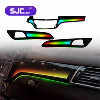 Éclairage intérieur automobile SJC pour Mercedes-Benz X166 ML/GL/GLE/GLS, éclairage d'ambiance dynamique à LED 64 couleurs, symphonie arc-en-ciel, accessoires
