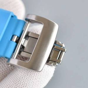 Reloj Mecánico Deportivo de Lujo para Hombre, Edición Limitada 011, Correa de Caucho y Cerámica Azul, Esfera Esqueleto, Cronógrafo - Product Image 4