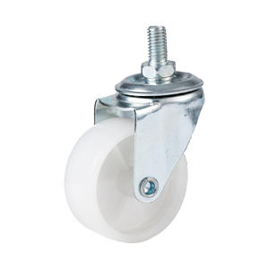 1. Roues de 1,5 pouce et 2 pouces, roulettes légères en PP et nylon, table basse mobile pour meubles avec freins, roues pivotantes - Product Image 2