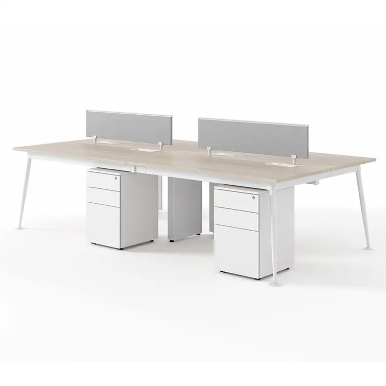 Muebles De Oficina modulares modernos, estación De trabajo para el personal, mesa De Oficina abierta, Partición De escritorio
