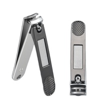 Ensemble de coupe-ongles et ciseaux en acier inoxydable WELLFLYER NC-223 avec outils de polissage et de manucure pour les doigts et les orteils, avec boîte