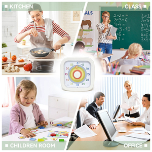 Khuyến Mãi Mới Quà Tặng Đếm Xuống Bàn Analog Phong Trào Nhà Bếp Nấu Ăn Đồng Hồ 60 Phút Thời Gian Chất Lượng Hình ảnh Hẹn Giờ Cho Trẻ Em - Product Image 5