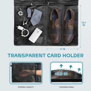 Sac de voyage pliable robuste et léger avec fermeture éclair, 43 pouces - Product Image 5