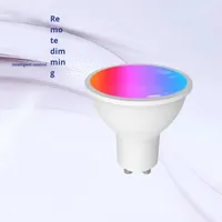 Projecteur LED intelligent Zigbee Tuya pour maison connectée, alimenté par électricité et batterie, contrôle par application et vocal, minuterie, interface GU10, matériau en verre