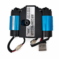 Nouveau kit de compresseur d'air à double cylindre 12V/24V avec débit d'air de 360L/min pour le gonflage de 4 pneus, véhicules, camping et camping-cars