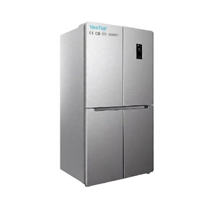 Hot Selling Stainless Steel 4-Door Side-by-Side Built-In Frost Free Refrigerator <b>Ice</b> <b>Maker</b> French Class Energy Large Capacity 30 - Product Image 1