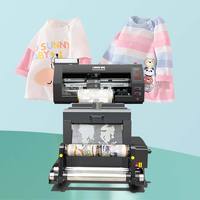 Kongkim Expédition rapide Imprimante DTF Impression sur tout tissu Imprimante DTF double Xp600 A2 A3 Machine d'impression Impression T-shirt