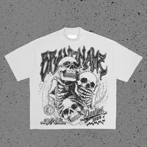 Venta Directa de Camisetas de Gimnasio de Manga Corta, Camisetas Vintage con Estampado Gráfico, Camisetas de Verano para Hombre - Product Image 4
